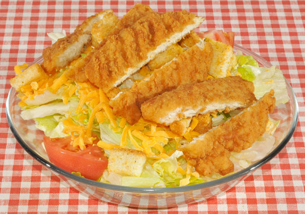 Chicken Strips Salad